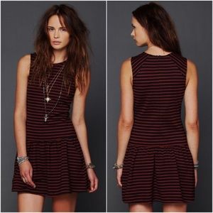 Freepeople double knit drop waste dress.